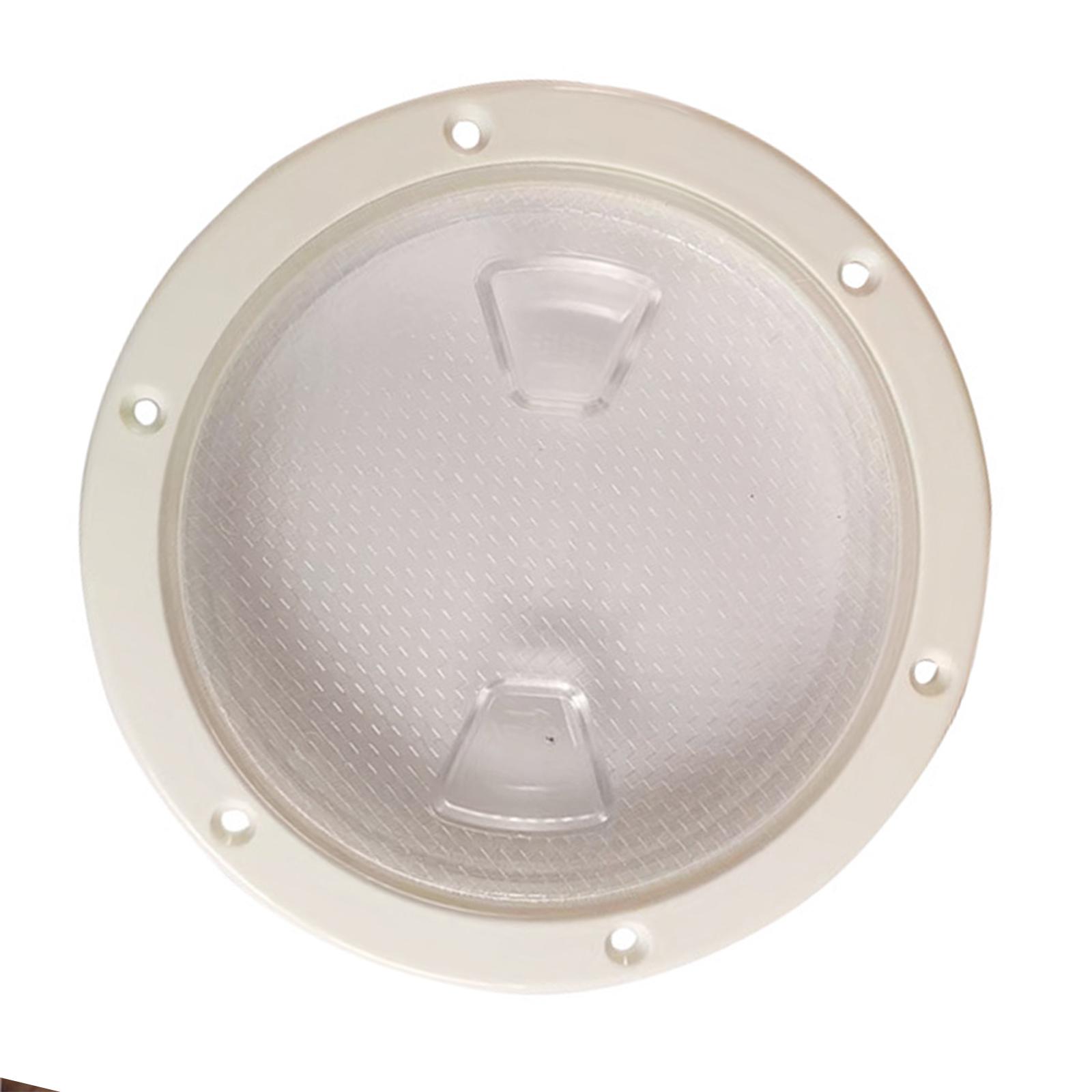 Fishing Boat Cover - Circular Boat Deck Plate Cover Clear