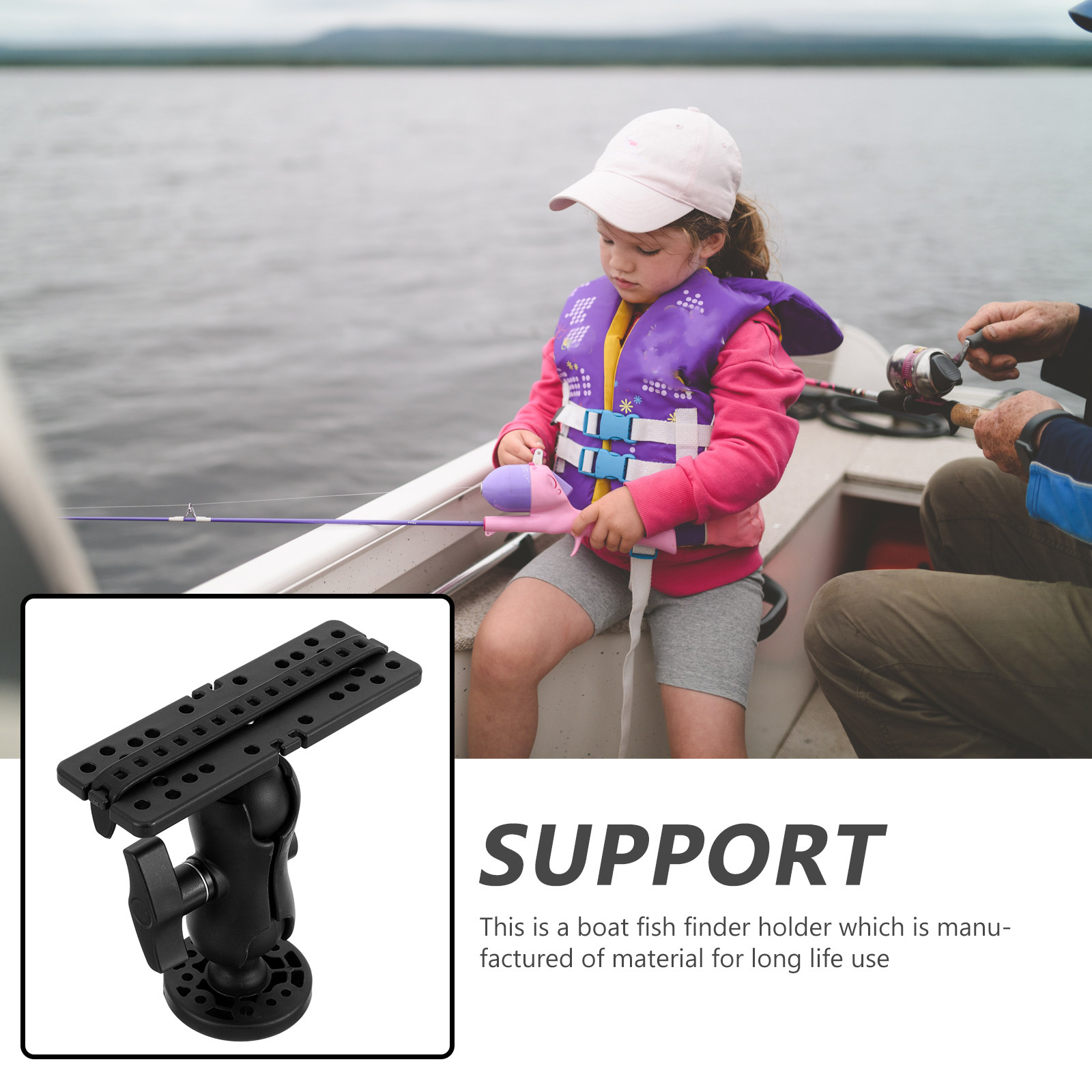Fish Finder Holder for Boat Ad - огляд і ціна Fishing Boat Depth Finder