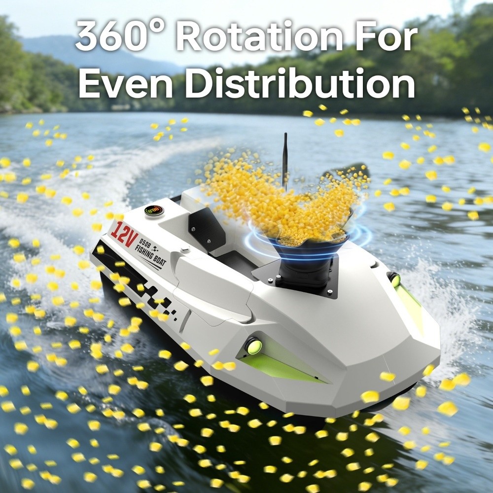 2.4GHz Wireless RC Boat Bait D - огляд і ціна Fishing Boat Anchor Winch